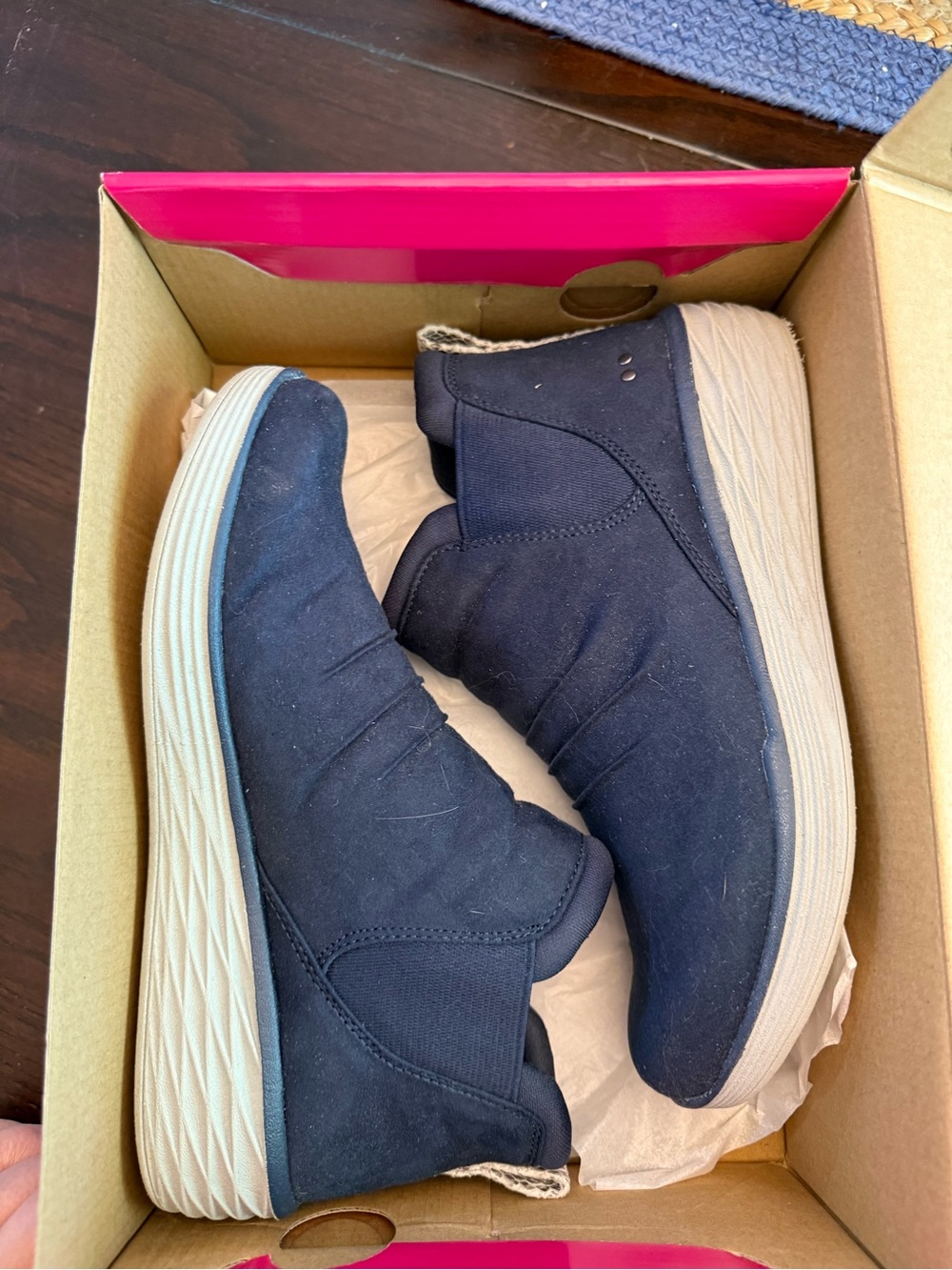 Ryka Niah slip on comfort boot water repellant Navy size 8 - Picture 2 of 11